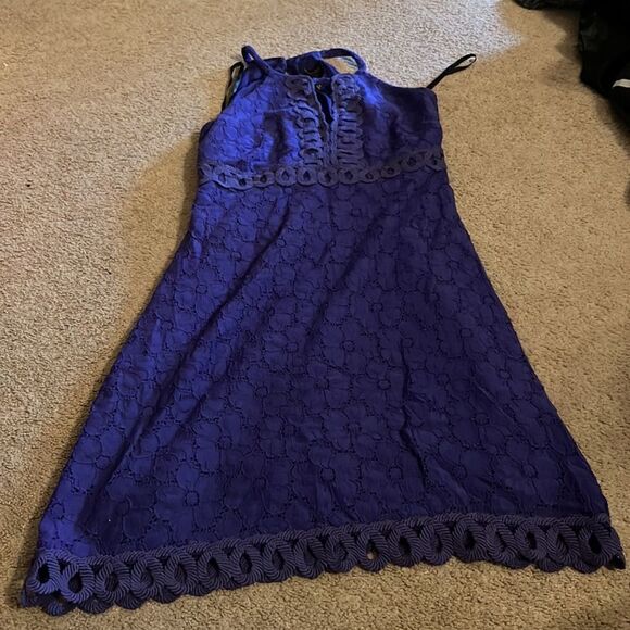 Laundry by shelli segal purple dress 0 - Picture 1 of 9
